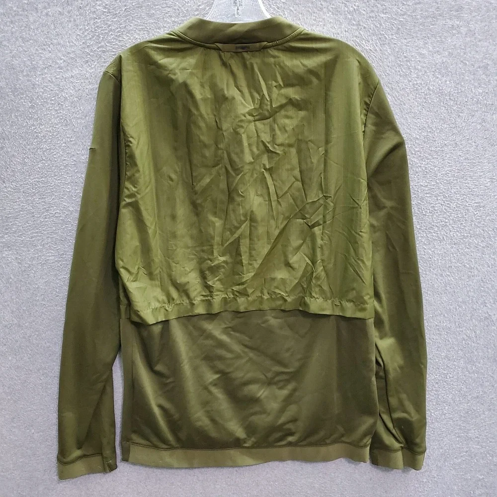 New England Patriots Men Jacket Small Olive Salute To Service USA Nike Full‎ Zip
